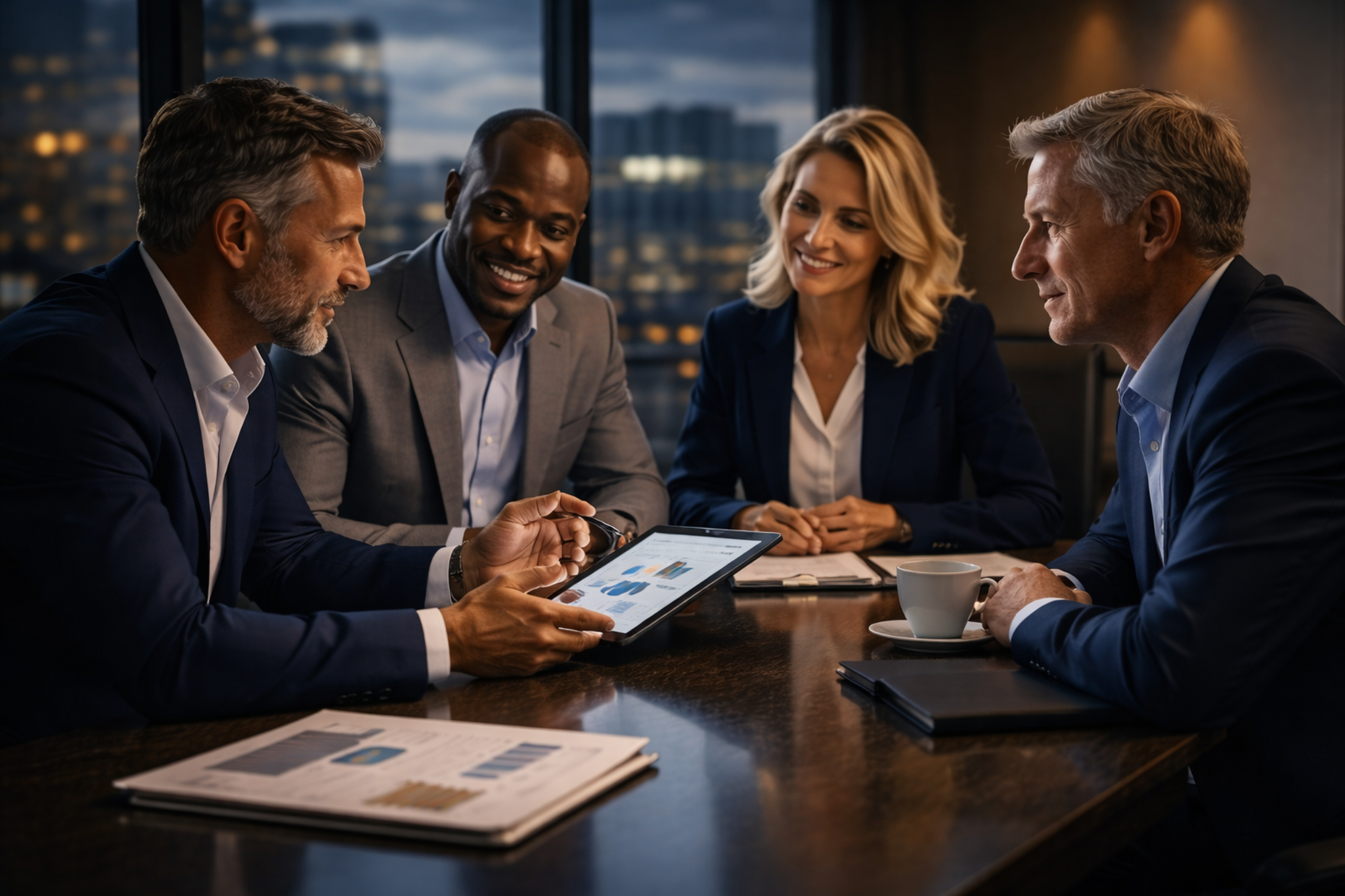 Corporate leadership collaboration at Mastal Holdings group strategy meeting